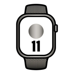 Apple Watch Series 11/ GPS / Cellular/ 46mm/ Titanio Natural/ Correa Milanese Natural S/M