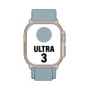 Apple Watch Ultra 3/ GPS/ Cellular/ 49mm/ Caja de Titanio Natural/ Correa Loop Alpine Azul Claro S