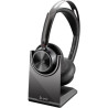 Auriculares Inalámbricos Poly Voyager Focus 2 Microsoft Teams + Adaptador USB-C-A + Soporte de Carga/ con Micrófono/ Bluetoot...