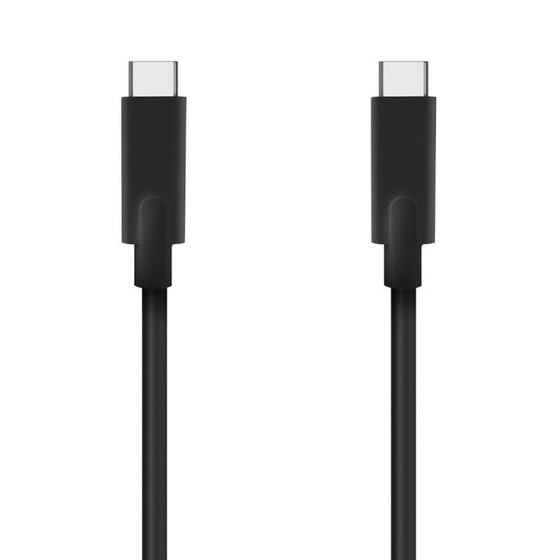 Cable USB 3.2 Tipo-C Aisens A107-0706 5GBPS 3A 60W/ USB Tipo-C Macho - USB Tipo-C Macho/ Hasta 60W/ 5Gbps/ 4m/ Negro