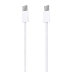 Cable USB 2.0 Tipo-C Aisens A107-0855/ USB Tipo-C Macho - USB Macho/ Hasta 60W/ 480Mbps/ 1m/ Blanco