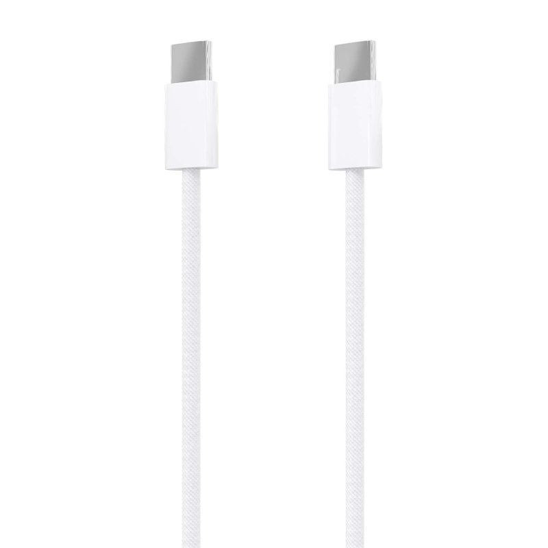 Cable USB 2.0 Tipo-C Aisens A107-0855/ USB Tipo-C Macho - USB Macho/ Hasta 60W/ 480Mbps/ 1m/ Blanco