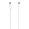 Cable USB 2.0 Tipo-C Aisens A107-0855/ USB Tipo-C Macho - USB Macho/ Hasta 60W/ 480Mbps/ 1m/ Blanco