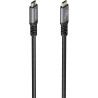 Cable USB 3.2 Tipo-C Aisens A107-0988/ USB Tipo-C Macho - USB Tipo-C Macho/ Hasta 100W/ 20Gbps/ 3m/ Negro
