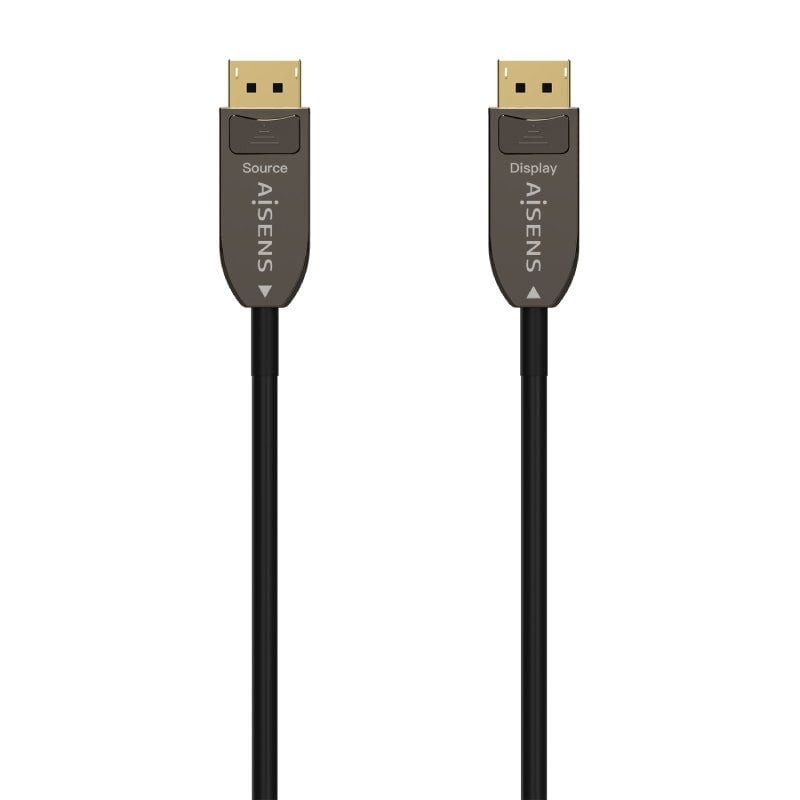 Cable DisplayPort 1.4 AOC 8K Aisens A155-0607/ DisplayPort Macho - DisplayPort Macho/ 15m/ Negro