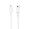 Cable USB 3.1 Tipo-C Nanocable 10.01.4000-W/ USB Tipo-C Macho - USB Macho/ 50cm/ Blanco