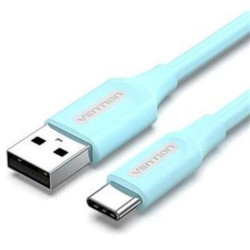 Cable USB 2.0 Tipo-C Vention COKSF/ USB Tipo-C Macho - USB Macho/ 480Mbps/ 1m/ Azul