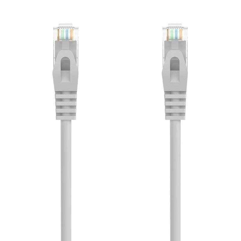 Cable de Red RJ45 AWG24 UTP Aisens A145-0555 Cat.6A/ LSZH/ 20m/ Gris