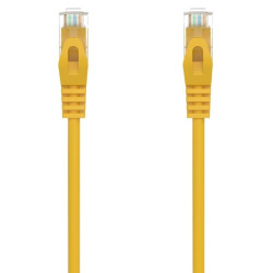 Cable de Red RJ45 AWG24 UTP Aisens A145-0563 Cat.6A/ LSZH/ 25cm/ Amarillo