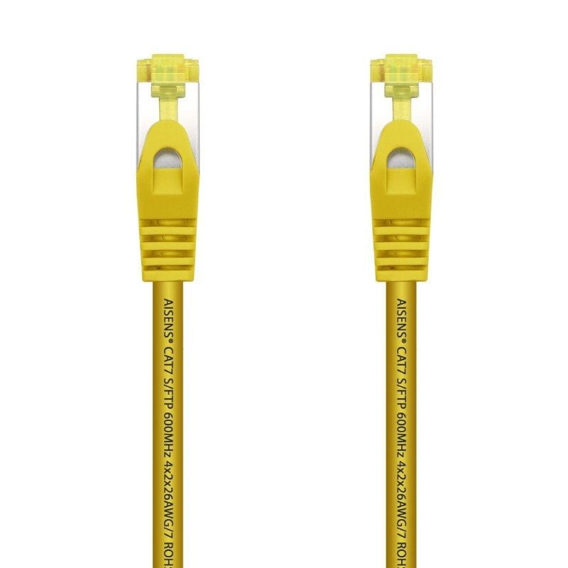 Cable de Red RJ45 SFTP Aisens A146-0473 Cat.7/ 50cm/ Amarillo