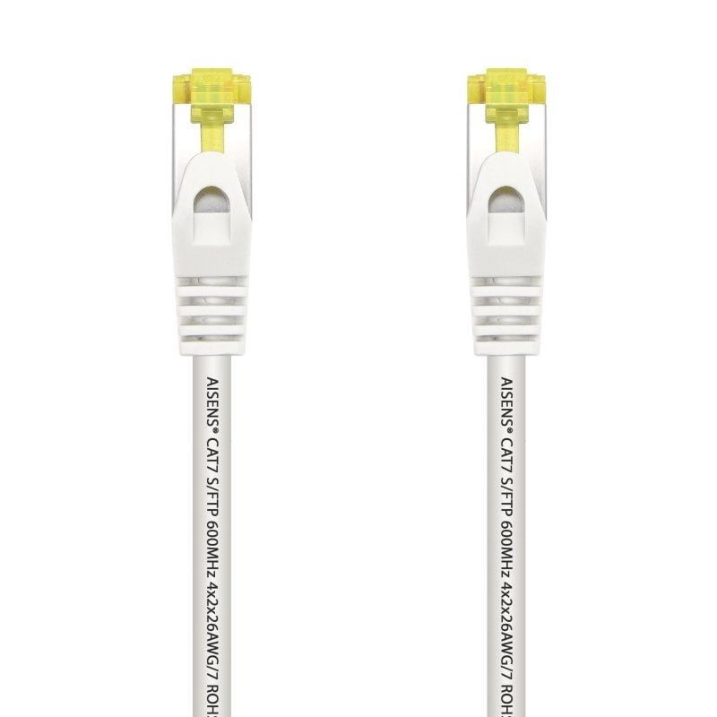 Cable de Red RJ45 SFTP Aisens A146-0491 Cat.7/ 2m/ Blanco