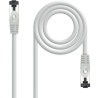 Cable de Red RJ45 SSTP Nanocable 10.20.2000-L30 Cat.8.1/ 30cm/ Gris