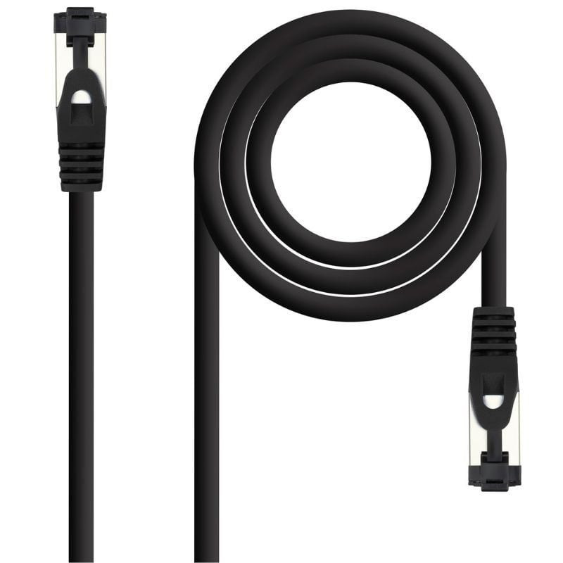 Cable de Red RJ45 SSTP Nanocable 10.20.2010-BK Cat.8.1/ 10m/ Negro