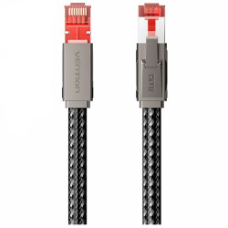 Cable de Red RJ45 SFTP Vention IKMHI Cat.8/ Gaming/ 3m/ Gris