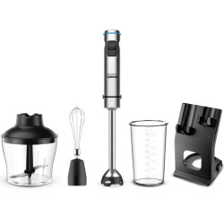 Batidora de mano Grunkel BM-1500SET/ 1500W/ Capacidad 0.8L/ Incluye Vaso