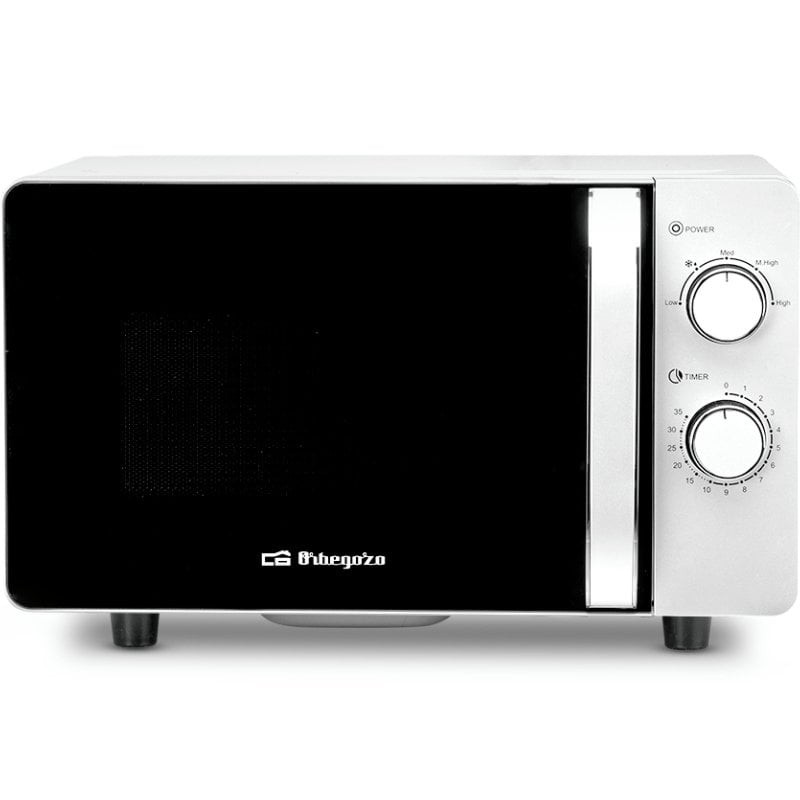 Microondas Orbegozo MI 2060 CE/ 700W/ Capacidad 20L/ Blanco