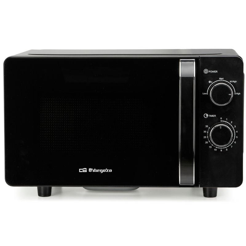 Microondas Orbegozo MI 2061 CE/ 700W/ Capacidad 20L/ Negro