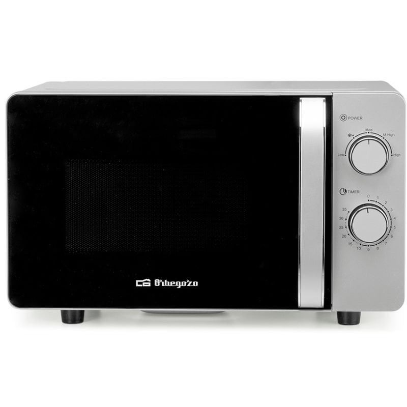 Microondas Orbegozo MI 2062 CE/ 700W/ Capacidad 20L/ Gris