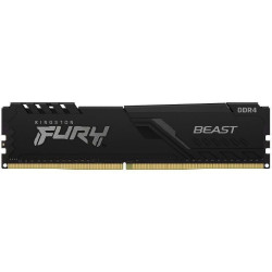 Memoria RAM Kingston FURY Beast 8GB/ DDR4/ 3600MHz/ 1.35V/ CL17/ DIMM