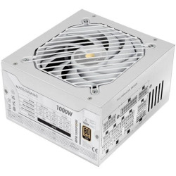 Fuente de Alimentación Mars Gaming MPB1000PSI/ 1000W/ Ventilador 14cm/ ATX 3.1/ PCIe 5.1/ 80 Plus Gold/ Blanca