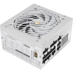 Fuente de Alimentación Mars Gaming MPB1000SIM/ 1000W/ Ventilador 14cm/ ATX 3.1/ PCIe 5.1/ 80 Plus Gold/ Blanca