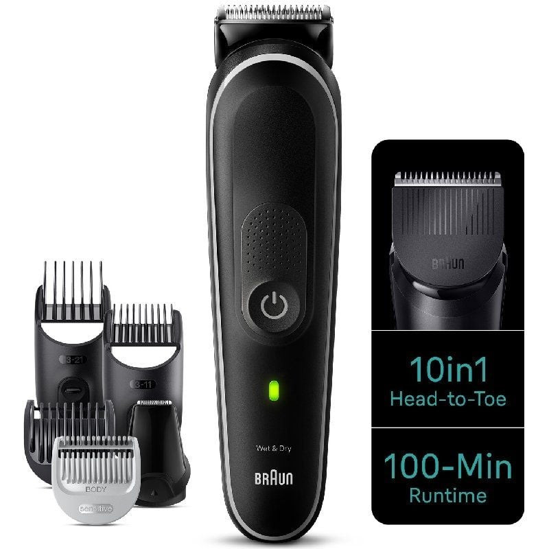 Recortadora Braun All in One Series 5 MGK5440/ con Batería/ 10 Accesorios