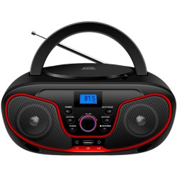 Radio CD Daewoo DW3013/ 4W/ Rojo