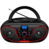 Radio CD Daewoo DW3013/ 4W/ Rojo