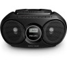 Radio CD Philips AZ215B/12/ 3W/ Negra