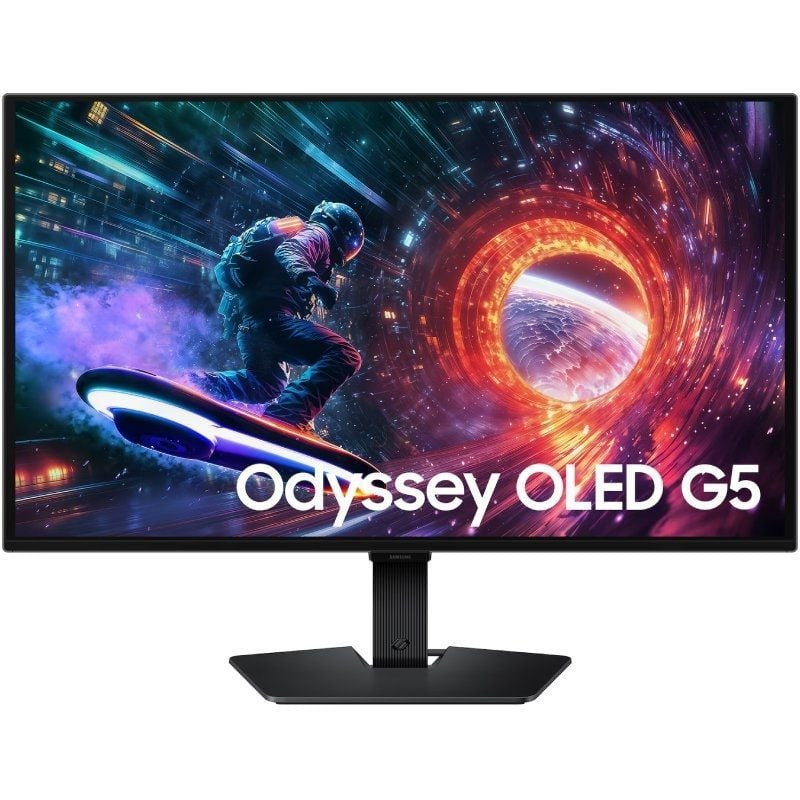 Monitor Gaming Samsung Odyssey G5 G50SF S27FG500SU 27'/ QHD/ 0.03ms/ 180Hz/ QD-OLED/ Negro
