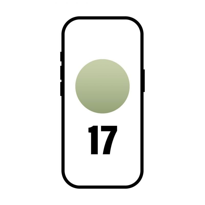 Smartphone Apple iPhone 17 512GB/ 6.3'/ 5G/ Verde salvia