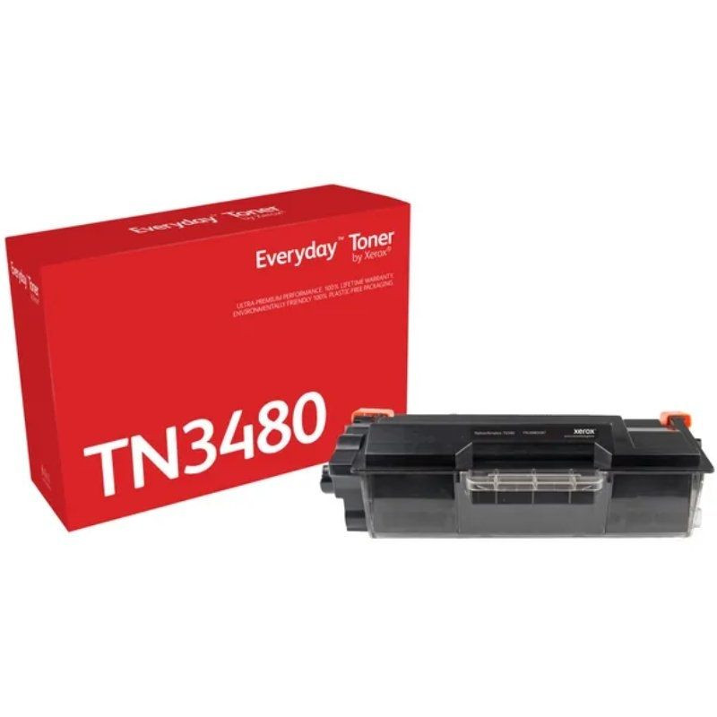 Tóner compatible Xerox 006R04587 compatible con Brother TN-3480/ 8000 páginas/ Negro
