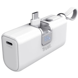 Powerbank 5000mAh Trust Pacto 26105/ 18W/ Blanca