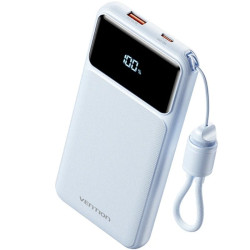Powerbank 10000mAh Vention XGYL0-39-TY/ 22.5W/ Azul/ Incluye Cable USB Tipo-C