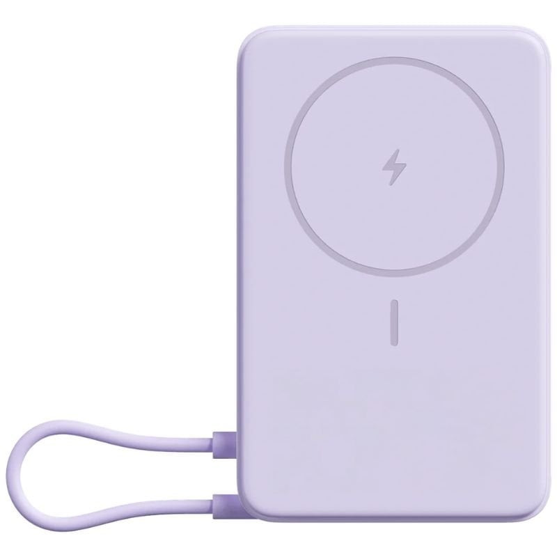 Powerbank 10000mAh Xiaomi Magnetic Power Bank 10000/ Wireless/ Púrpura