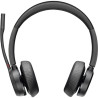 Auriculares Inalámbricos Poly Voyager 4320-M para Microsoft Teams + Adaptador BT700 + Base de Carga/ con Micrófono/ Bluetooth...