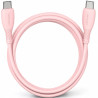 Cable USB 2.0 Tipo-C Vention TRVPH/ USB Tipo-C Macho - USB Tipo-C Macho/ Hasta 60W/ 480Mbps/ 2m/ Rosa