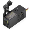 Fuente de Alimentación TFX Aisens ASPC-500TFX-PSEBK/ 500W/ Ventilador 8cm