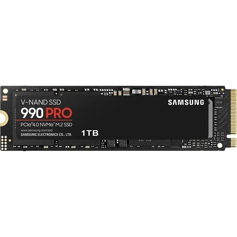 Disco SSD Samsung 990 PRO 1TB/ M.2 2280 PCIe Gen4/ Compatible con PS5 y PC/ Full Capacity