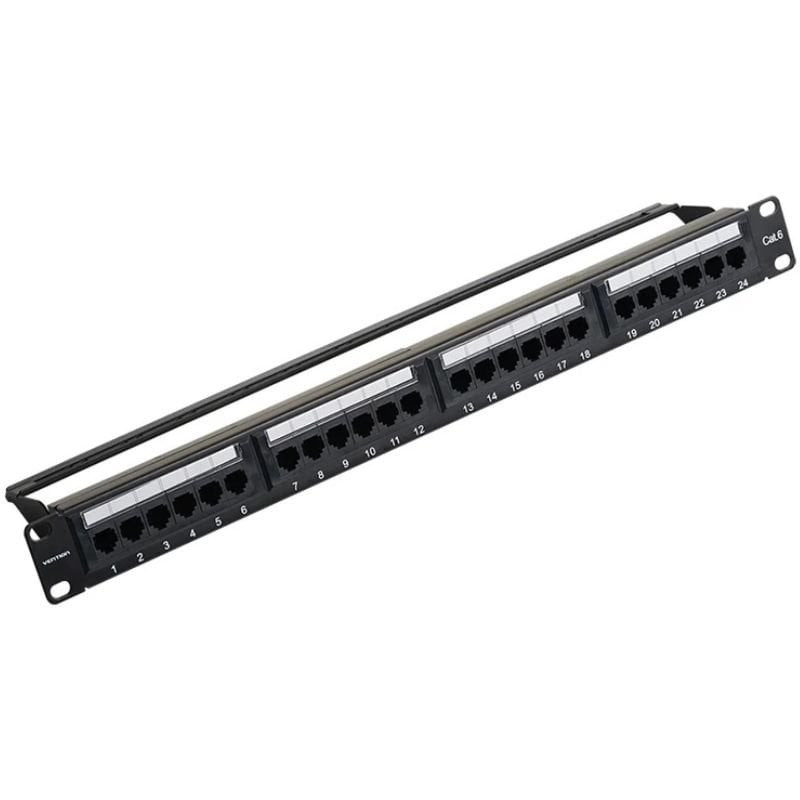 Patch Panel Vention KGCB0/ 24 Puertos/ Cat.6