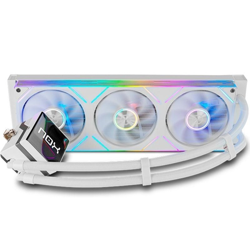 Sistema de Refrigeración Líquida Nox M-360 LCD/ Blanco