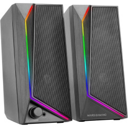 Altavoces Mars Gaming MS72/ 15W/ 2.0/ Negros