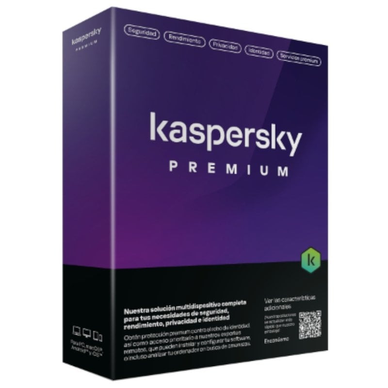 Antivirus Kaspersky Premium/ 3 Dispositivos/ 1 Año