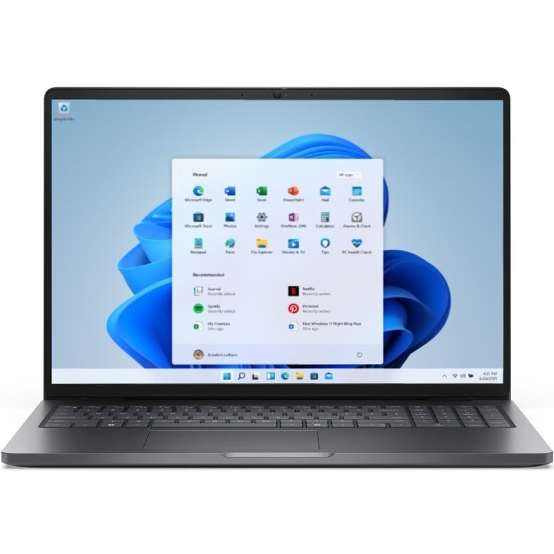 Portátil Dell 16 DC16250 Intel Core Ultra 5-225U/ 16GB/ 512GB SSD/ 16'/ Win11 Pro