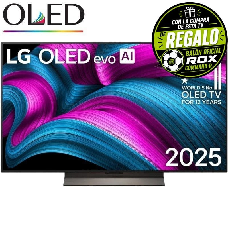 Televisor LG OLED Evo AI C5 OLED48C56LB 48'/ Ultra HD 4K/ Smart TV/ WiFi
