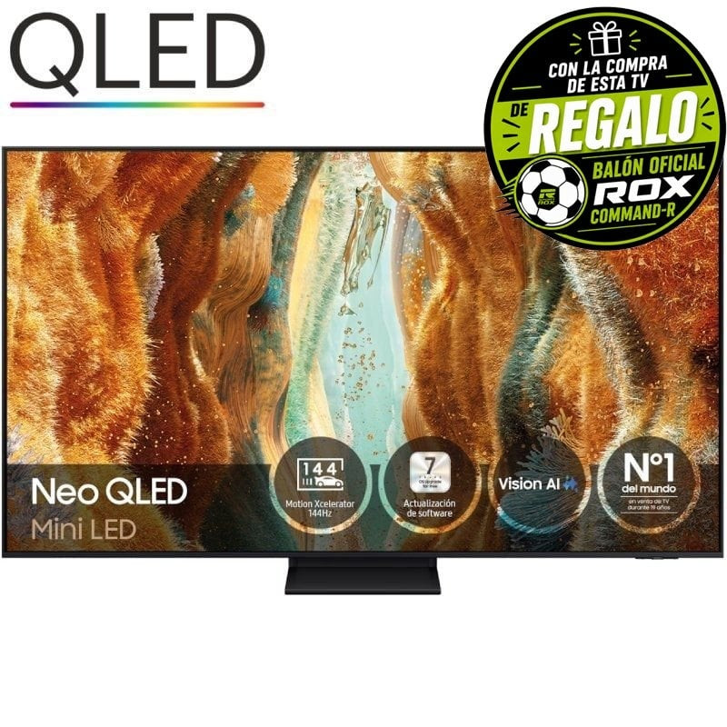 Televisor Samsung Neo QLED QN73F TQ55QN73FAT 55'/ Ultra HD 4K/ Smart TV/ WiFi