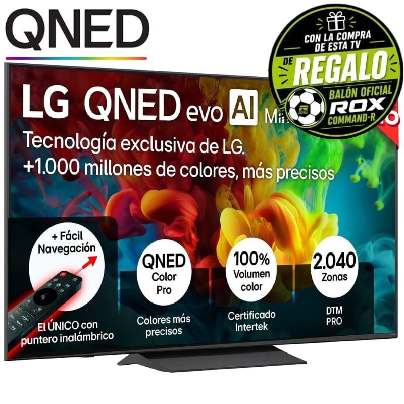 Televisor LG QNED 55QNED83B6A 55'/ Ultra HD 4K/ Smart TV/ WiFi