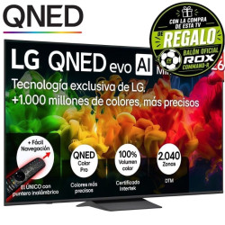 Televisor LG QNED evo AI QNED8EB Mini LED 75QNED8EB3A 75'/ Ultra HD 4K/ Smart TV/ WiFi