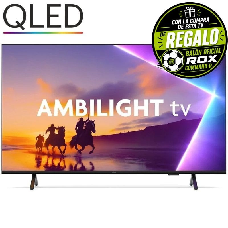 Televisor Philips QLED 85PUS8510 85'/ Ultra HD 4K/ Ambilight/ Smart TV/ WiFi