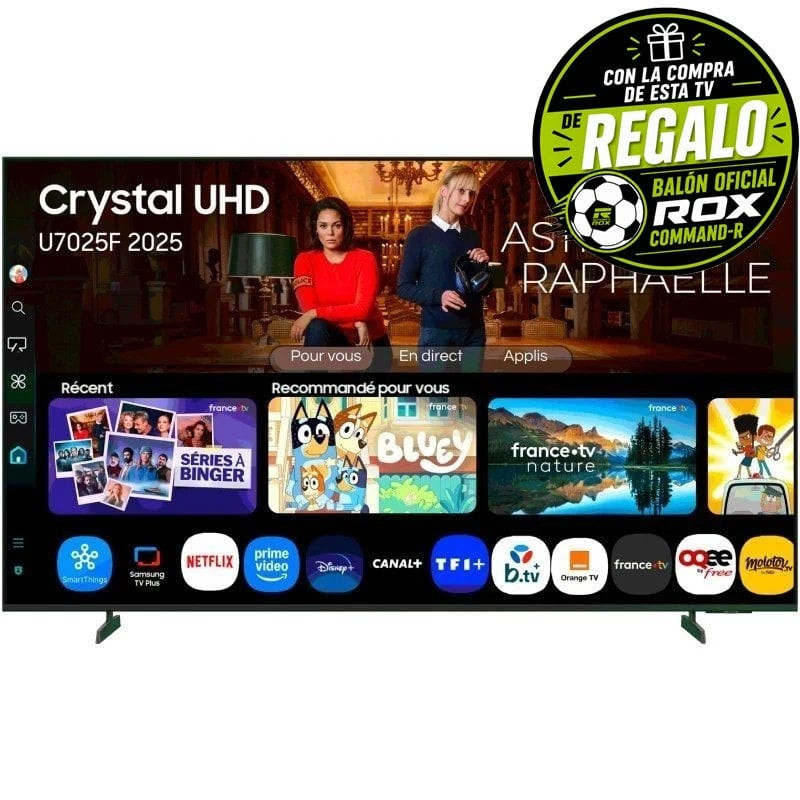 Televisor Samsung Crystal UHD U7025F TU55U7025FK 55'/ UltraHD 4K/ Smart TV/ WiFi